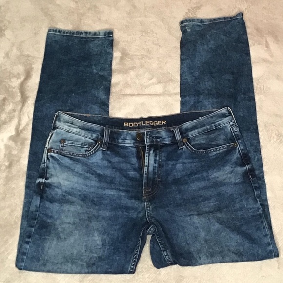 Bootlegger Men’s Jeans Slim Straight W33 L34 - Picture 8 of 14